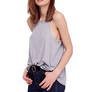 Free People Women’s Long Beach Tank Top – Relaxed Fit, Racerback, XS
